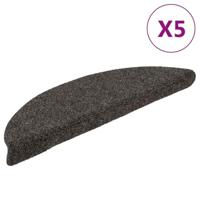 VidaXL Trapmatten zelfklevend 5 st 56x17x3 cm naaldvilt antracietkleur - thumbnail