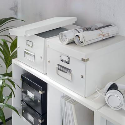 Leitz CD-box 30 CDs Gelamineerd karton Wit 1 stuk(s) (b x h x d) 143 x 136 x 352 mm 6041-00-01