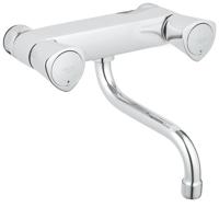 Grohe Costa S wand keukenkraan met onderuitloop Chroom - thumbnail