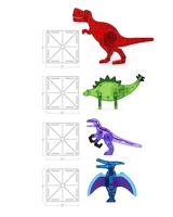 Magna-Tiles Dino World 40 stuks - thumbnail