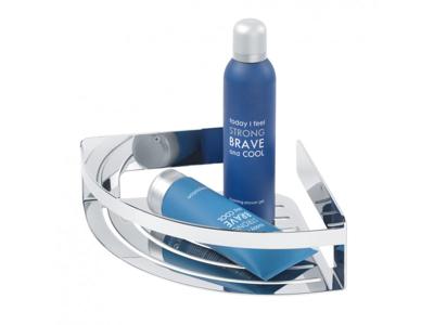 Tiger Caddy Douchemand Hoek groot Chroom 22.4x7x22.4cm 1400630346