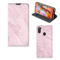 Samsung Galaxy M11 | A11 | Standcase | Marble Pink - Origineel Cadeau Vriendin - thumbnail