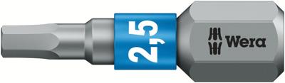 Wera 840/1 BTZ Zeskant Bits, 2,5 x 25 mm - 1 stuk(s) - 05056682001