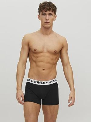 3-Pack heren boxershorts - Black waistband - Katoenen heren ondergoed grote maten
