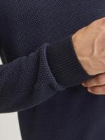 Jack & Jones Jjeglobe Knit Crew Neck Noos Trui Mood Indigo - thumbnail