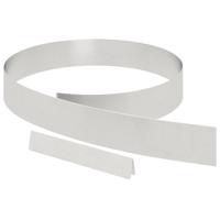 Tuin Grasperkafwerking 4 pcs Zilver 450 x 10 cm Roestvrij staal - thumbnail