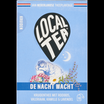 Localtea De Nacht Wacht Kruidenthee met Rooibos, Valeriaan, Kamille & Lavendel 18 x 1,5 g bij Jumbo
