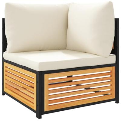 5-delige Loungeset met kussens massief acaciahout 5-delige Loungeset met kussens massief acaciahout