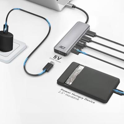 ACT USB-C hub 3.0. 2x USB-A. 2x USB-C - thumbnail