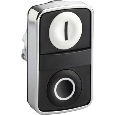 Schneider Electric ZB4BA7121 ZB4BA7121 Terugstelbaar (Ø) 22 mm 0/I Chroom 1 stuk(s)