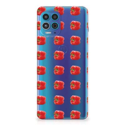 Motorola Moto G100 | Siliconen Case | Paprika Red