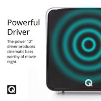 Q Acoustics: Q B12 Subwoofer - Hoogglans Zwart - thumbnail