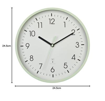 TFA Dostmann 60.3550.04 Wandklok Zendergestuurd 24.5 cm x 4.2 cm Mint