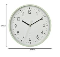 TFA Dostmann 60.3550.04 Wandklok Zendergestuurd 24.5 cm x 4.2 cm Mint - thumbnail