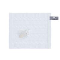 Baby's Only speendoekje Cable Classic Wit - thumbnail