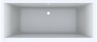 Geberit Renova inbouwbad met ligzijde links en rechts 180x80x42cm wit acryl