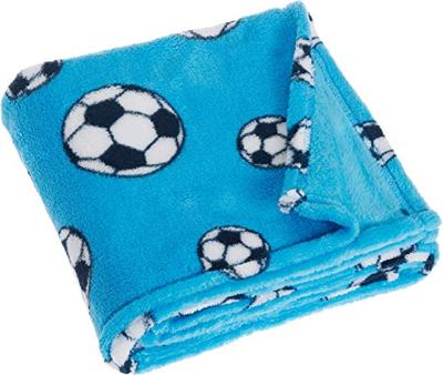Playshoes fleece babydeken Voetbal Blauw