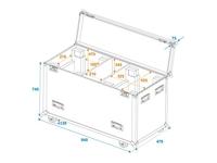 Roadinger ROADINGER Flightcase 2x DMH-300 LED - thumbnail