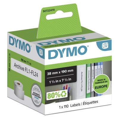 Etiket dymo labelwriter multif 38x190 wit | 6 stuks Etiket dymo labelwriter multif 38x190 wit | 6 stuks