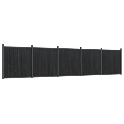 Schuttingpaneel 872x186 cm HKC grijs