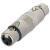 Neutrik NA3F5F 3-polig XLR female naar 5-polig XLR female verloopadapter