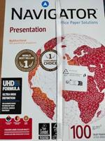 Kopieerpapier Navigator Presentation A4 100gr wit 500 vel | 5 stuks - thumbnail