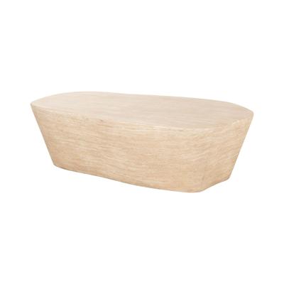 Richmond Organische Salontafel 'Fictus' Travertin look, 125 x 80cm