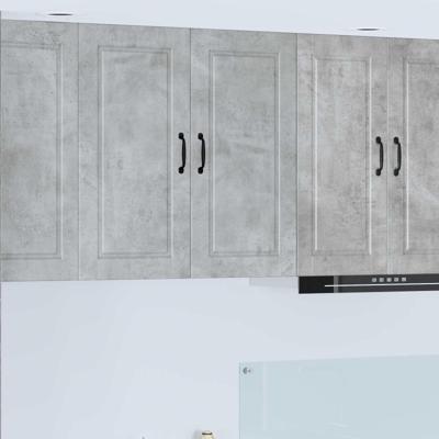 Keukenkast met plank Beton Grijs 80 x 31 x 80 cm Bewerkt hout