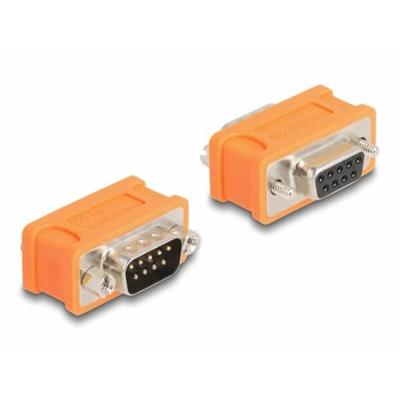 DeLOCK 66741 tussenstuk voor kabels D-Sub 9 pin Oranje DeLOCK 66741 tussenstuk voor kabels D-Sub 9 pin Oranje
