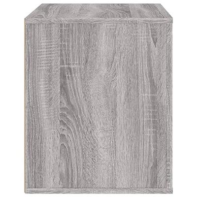 Nachtkastje 50x39x47 cm grijs sonoma eikenkleurig