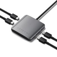 Satechi ST-H4CPDM USB-C dockingstation Geschikt voor merk (dockingstation): Apple MacBook - thumbnail
