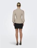 Only Onlkatia L/s Highneck Pullover Knt Noos 15232494 Trui Mocha Meringue W. Melange - thumbnail