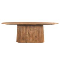Sohome Ovale Eettafel 'Olav' Mangohout, 230 x 110cm, kleur Bruin - thumbnail