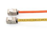 DIGITUS Keystone module Cat-6A afgeschermd - 1 stuk - RJ45 jack - 500 MHz 10GBase-T - AWG 26-22 - Ontwerp - Met vergrendelingshendel - Montage zonder gereedschap - thumbnail