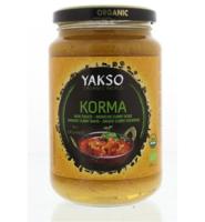 Yakso Roerbaksaus korma bio 350 Gram - thumbnail