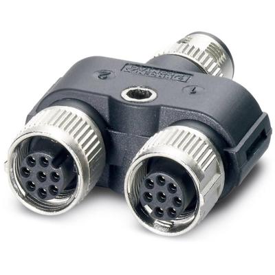 Phoenix Contact 1454969 Sensor/actuator verdeler en adapter M12 Aantal polen (sensoren): 8 Adapter, Y-vorm 5 stuk(s)
