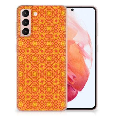 Samsung Galaxy S21 | TPU bumper | Batik Oranje