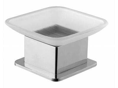 Wiesbaden Eris vrijstaande zeepschaal chroom