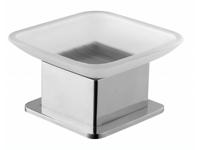 Wiesbaden Eris vrijstaande zeepschaal chroom - thumbnail