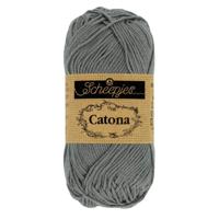 Scheepjes Catona 25g - 242 Metal Grey - Haakgaren / Breigaren - thumbnail