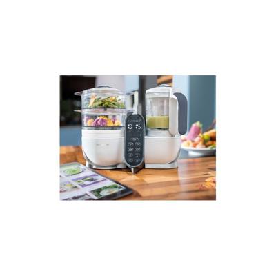BABYMOOV Nutribaby One multifunctionele keukenmachine, kookplaat en blender zwart/grijs