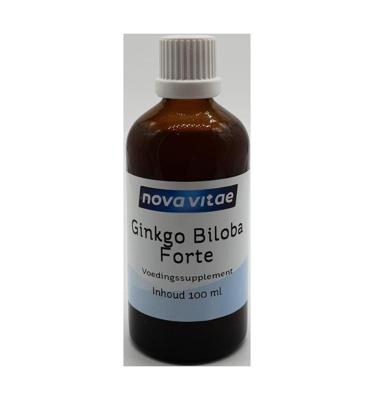 Nova Vitae Ginkgo biloba forte (tempelboom) kruidentinctuur 100 Milliliter