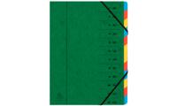 Exacompta Sorteermap 12-delig, groen - thumbnail