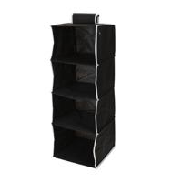 Hangende opberger kleding 4 vakken (84 x 80 x 30 cm) - thumbnail