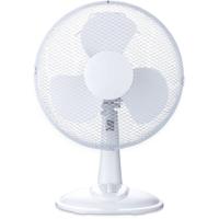 Ventilator - Aigi Lyno - 40W - Tafelventilator - Staand - Rond - Mat Wit - Kunststof - thumbnail