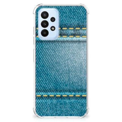 Samsung Galaxy A23 Anti Shock Bumper Case Jeans Samsung Galaxy A23 Anti Shock Bumper Case Jeans