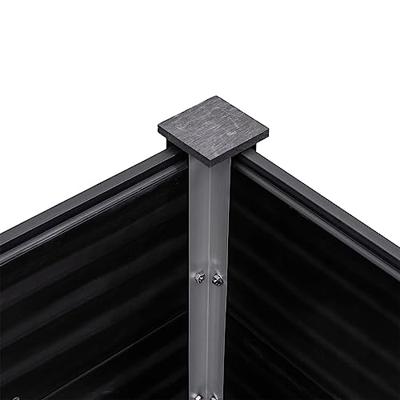 Plantenbak verhoogd 200x100x54 cm HKC grijs - thumbnail