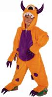 Oranje monster pakje kind - thumbnail