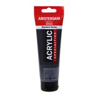 Royal Talens Amsterdam Standard Series Acrylverf Tube 120 ml - Metallic Zwart 850 - thumbnail