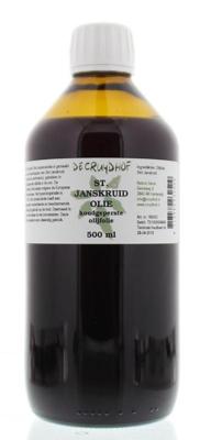 Cruydhof Sint Janskruid olie met olijfolie 500 Milliliter